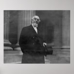 Retrato de la Mitad-longitud de Charles Taze Russe Poster