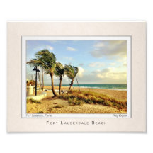 Retrato de la playa del Fort Lauderdale Cojinete