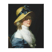 Retrato de la Señora senador Elisabeth Hudtwalcker Impresión De Lienzo