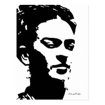 Retrato de la sombra de Frida Tarjeta Postal