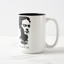 Retrato de la sombra de Frida Tazas De Café