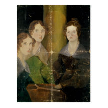 Retrato de las hermanas de Bronte, c.1834 Postal