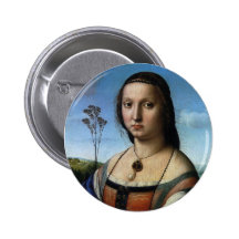 Retrato de Magdalena Doni por Raphael o Raffaello Pins
