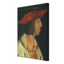 Retrato de Maximillian I Impresión En Lona Estirada