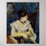 Retrato de Mette Gauguin, la esposa del artista Poster