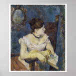 Retrato de Mette Gauguin, la esposa del artista Poster