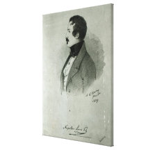 Retrato de Napoleon III como hombre joven, 1839 Impresiones De Lienzo