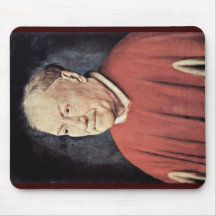 Retrato de Nicholaes cardinal Albergati por Eyck J Tapetes De Ratón