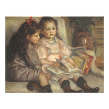 Retrato de niños, impresionismo del vintage de Ren Anuncios