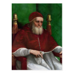 "Retrato de papa Julio II' Postal