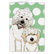 Retrato de PetCature de Tucker y del explorador tarjetas