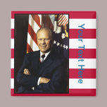 Retrato de presidente Gerald Ford imanes