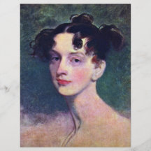 Retrato de princesa Lieven By sir Thomas Tarjetón