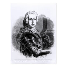 Retrato de príncipe Charles Edward Estuardo Postales