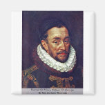 Retrato de príncipe Guillermo Of Orange Imán Para Frigorífico