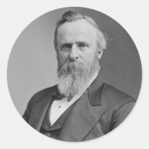 Retrato de Rutherford B. Hayes de Mathew Brady Etiqueta