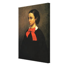 Retrato de señora Jacquet (aceite en lona) Lona Envuelta Para Galerias