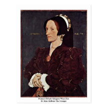 Retrato de señora Margaret Wyatt Lee Postal