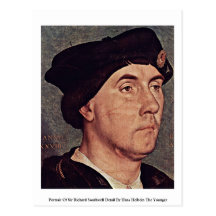 Retrato de sir Richard Southwell Detail Postal