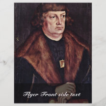 Retrato de un alcalde Of Weissenfels By Cranach D. Flyer Personalizado