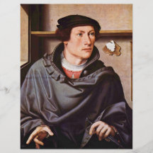 Retrato de un arquitecto de Westfälischer Meister Tarjeton