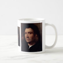 Retrato de un hombre (busto de un hombre) por Palm Tazas