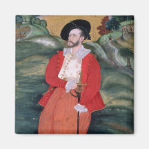 Retrato de un marinero europeo, c.1590 imanes de nevera
