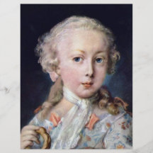 Retrato de un muchacho de la familia Leblond Tarjetón