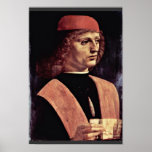 Retrato de un músico, por Leonardo da Vinci Posters