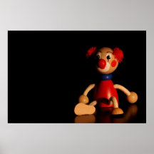 Retrato de un payaso impresiones
