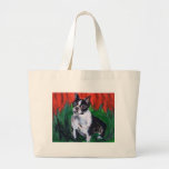 Retrato de una Boston Terrier Bolsa De Mano