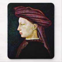Retrato de una juventud en perfil tapete de ratones