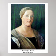 Retrato de una mujer de Lorenzo Lotto Posters