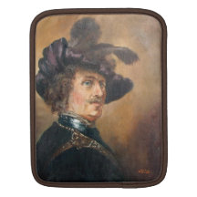 RETRATO DE UNA PINTURA AL ÓLEO DEL HOMBRE RENACENT FUNDAS PARA iPads
