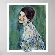 Retrato de una señora By Klimt Gustavo Posters