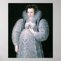 Retrato de una señora desconocida, c.1595 impresiones