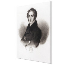 Retrato de Vincenzo Bellini Impresión En Lona