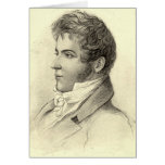 Retrato de Washington Irving Felicitacion