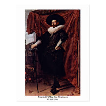 Retrato de Willem Van Heythuyzen By Hals Francisco Postales