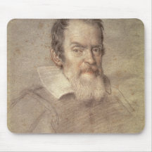 Retrato del astrónomo de Galileo Galilei Alfombrillas De Raton