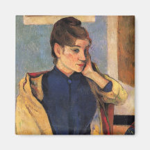 Retrato del bernard de Madeline - Paul Gauguin Imanes De Nevera