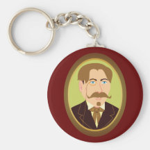 Retrato del caballero del Victorian Llavero