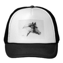 Retrato del caballo gorros  