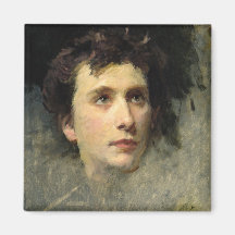 Retrato del compositor Pyotr Ilyich Imán Para Frigorifico