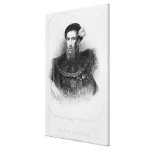 Retrato del conde de Henry Howard de Surrey Lienzo Envuelto Para Galerías