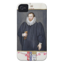 Retrato del coque de Edward (1552-1634) de 'memori iPhone 4 Case-Mate Carcasa