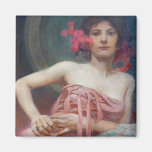Retrato del ~ de Alfonso Mucha Iman De Frigorífico