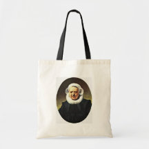 Retrato del ochenta y tres mujeres con una piedra  bolsas lienzo
