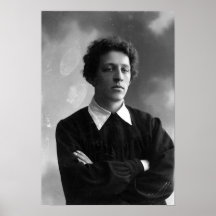 Retrato del poeta Alexander Blok Posters