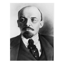 Retrato del ruso Vladimir Ilyich Lenin Tarjetas Postales